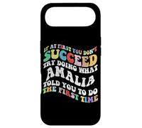 Carcasa para iPhone Air Groovy si al Principio no Tienes éxito, Intenta Hacer lo Que Amalia