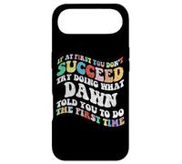 Carcasa para iPhone Air Groovy si al Principio no Tienes éxito, Intenta Hacer lo Que Amanecer