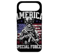 Carcasa para iPhone Air Grunge US Flag Army Skeleton Military Special Forces