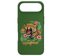 Carcasa para iPhone Air Guardar la Fauna Tropical del Jaguar rugiente de la Selva Tropical