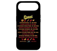 Carcasa para iPhone Air Guía sudafricana Braai BBQ Grilling Times Boerewors Steak