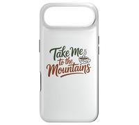 Carcasa para iPhone Air Guión de café Aventurero, tipografía de café de montaña