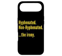 Carcasa para iPhone Air Guionado. No guionado. La ironía. Gracioso Gramática Pun