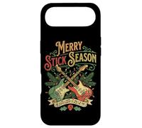 Carcasa para iPhone Air Guitarrista Christmas Funny Merry Stick Season Guitarra eléctrica