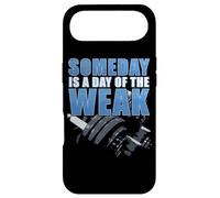Carcasa para iPhone Air Gym & Fitness Motivation Quote: Someday Is a Day of The Weak
