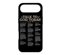 Carcasa para iPhone Air Habla con Dios Hoy Cristiano Fe Oración Escritura Biblia