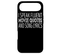 Carcasa para iPhone Air Hablo con fluidez Citas de películas y Letras de Canciones