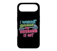 Carcasa para iPhone Air Hago Ejercicio Porque mi Esposo es Caliente, Gimnasio de Fitness para Mujeres Divertidas