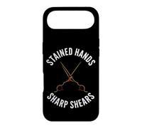 Carcasa para iPhone Air Hairstylist Stained Hands Sharp Shears Cosmetologist
