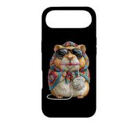 Carcasa para iPhone Air Hamster Hammy Granny - Hilo Cuadrado de Ganchillo para Amantes del Ganchillo