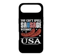 Carcasa para iPhone Air Happy 4th of July You Can't Spell Sausage Without USA