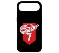Carcasa para iPhone Air Happy 7th Birthday Boy Red Color Ice Hockey Theme
