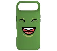 Carcasa para iPhone Air Happy Laughing Face - Cartoon Green Avocado