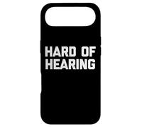 Carcasa para iPhone Air Hard of Hearing - Divertido Dicho sarcástico Lindo y Genial Novedad