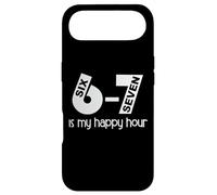 Carcasa para iPhone Air Haunted by 6-7 Six Seven 67 Sayings 6 7 Numbers 6 & 7 Hours
