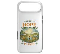 Carcasa para iPhone Air Hay Esperanza para el Planeta Solarpunk Día de la Tierra Vida Verde