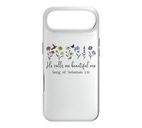 Carcasa para iPhone Air He Calls Me Beautiful One Song of Solomon 2:10 Bible Verse