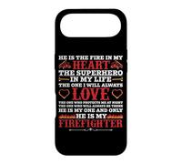 Carcasa para iPhone Air He Is My Firefighter Funny Fireman Firefighters Lovers