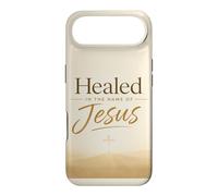 Carcasa para iPhone Air Healed in The Name of Jesus - Cross at Sunrise