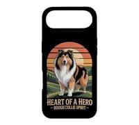 Carcasa para iPhone Air Heart of a Hero - Rough Collie Spirit Vintage Design
