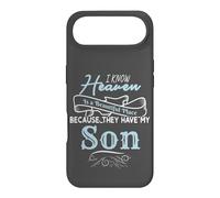 Carcasa para iPhone Air Heaven Is A Beautiful Place Because They Have My Son
