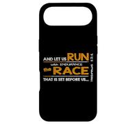 Carcasa para iPhone Air Hebreos 12:1 Run with Endurance The Race - Bible Inspired