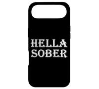 Carcasa para iPhone Air Hella Sober Abuso de Sustancias Adicción Rehabilitación Recuperación Grad