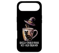 Carcasa para iPhone Air Hello Darkness My Old Friend Black Cat Coffee Mug Witchy Cat