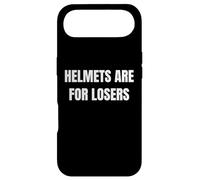 Carcasa para iPhone Air Helmets Are For Losers Funny Bike Riding Skateboarding Tees