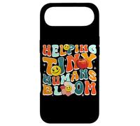 Carcasa para iPhone Air Helping Tiny Humans Bloom Retro Colorful Teacher Design