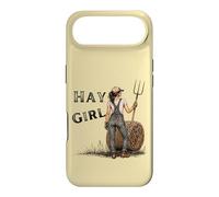 Carcasa para iPhone Air Heno Girl Funny Farm Cowgirl Western Rustic Granero Vida