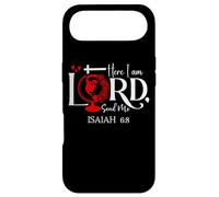 Carcasa para iPhone Air Here I Am Lord Send Me Bible Verse Isaiah 6:8 Cross Christ