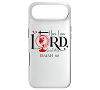 Carcasa para iPhone Air Here I Am Lord Send Me Bible Verse Isaiah 6:8 Cross Christ