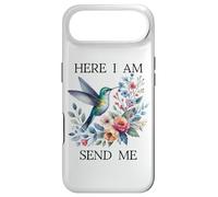 Carcasa para iPhone Air Here I Am Send Me Isaiah 6:8 Bible Christian Hummingbird
