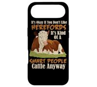 Carcasa para iPhone Air Hereford Smart People Ganado Carne Vaca Ganado Granja Humor