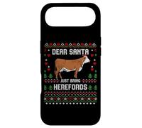 Carcasa para iPhone Air Hereford - Suéter Feo de Navidad para Ganado, diseño de Vaca