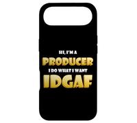 Carcasa para iPhone Air Hi I'm a Producer Idgaf Funny Song Music or Movie Producing