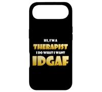 Carcasa para iPhone Air Hi I'm a Therapist DGAF Funny Family Office Therapy Doctor