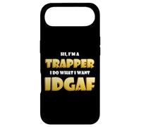 Carcasa para iPhone Air Hi I'm a Trapper I do What I Want Idgaf Funny Trap Rap Music