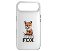 Carcasa para iPhone Air Hice Las matemáticas La Respuesta es Fox Funny Math