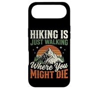 Carcasa para iPhone Air Hiking Is Just Walking Where You Might Die Naturaleza