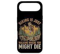 Carcasa para iPhone Air Hiking Is Just Walking Where You Might Die Naturaleza
