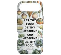 Carcasa para iPhone Air Hipócrates Medicina inspiradora refrán con Verduras