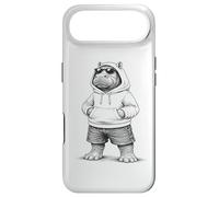 Carcasa para iPhone Air Hipopótamo Hip Hop con Capucha Y Gafas De Sol Swag Divertido