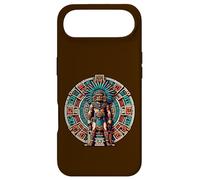 Carcasa para iPhone Air Historia de la Estatua del Guerrero Azteca y Calendario Maya de Méx