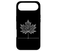 Carcasa para iPhone Air Hoja Arce Arte Lineal Amante Naturaleza