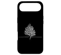 Carcasa para iPhone Air Hoja Piñón Arte Lineal Naturalista