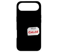 Carcasa para iPhone Air Hola mi Nombre es Chloe Lazy DIY Disfraz para Fiestas