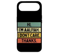 Carcasa para iPhone Air Hola Soy Aaliyah I Don't Care Thanks Funny Sarcasm Name Cita