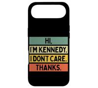 Carcasa para iPhone Air Hola Soy Kennedy I Don't Care Thanks Funny Sarcasm Nombre Cita